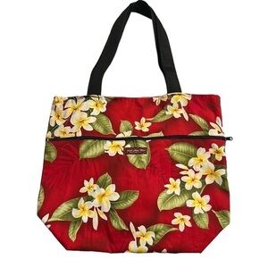 Island Aloha Wear Reversible Tropical Print Shoulder Bag Tote
